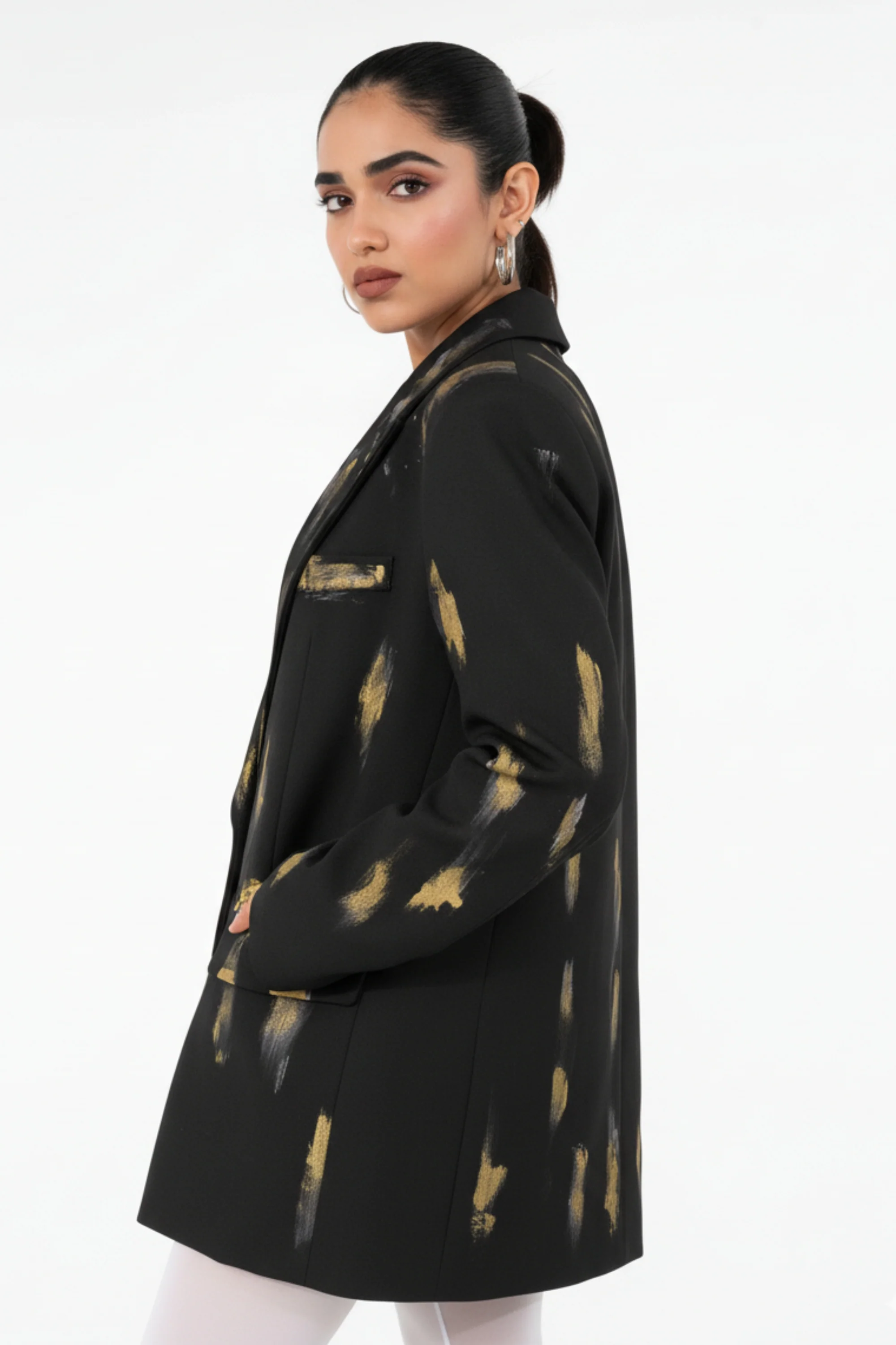 Stroke Luxe Black Blazer