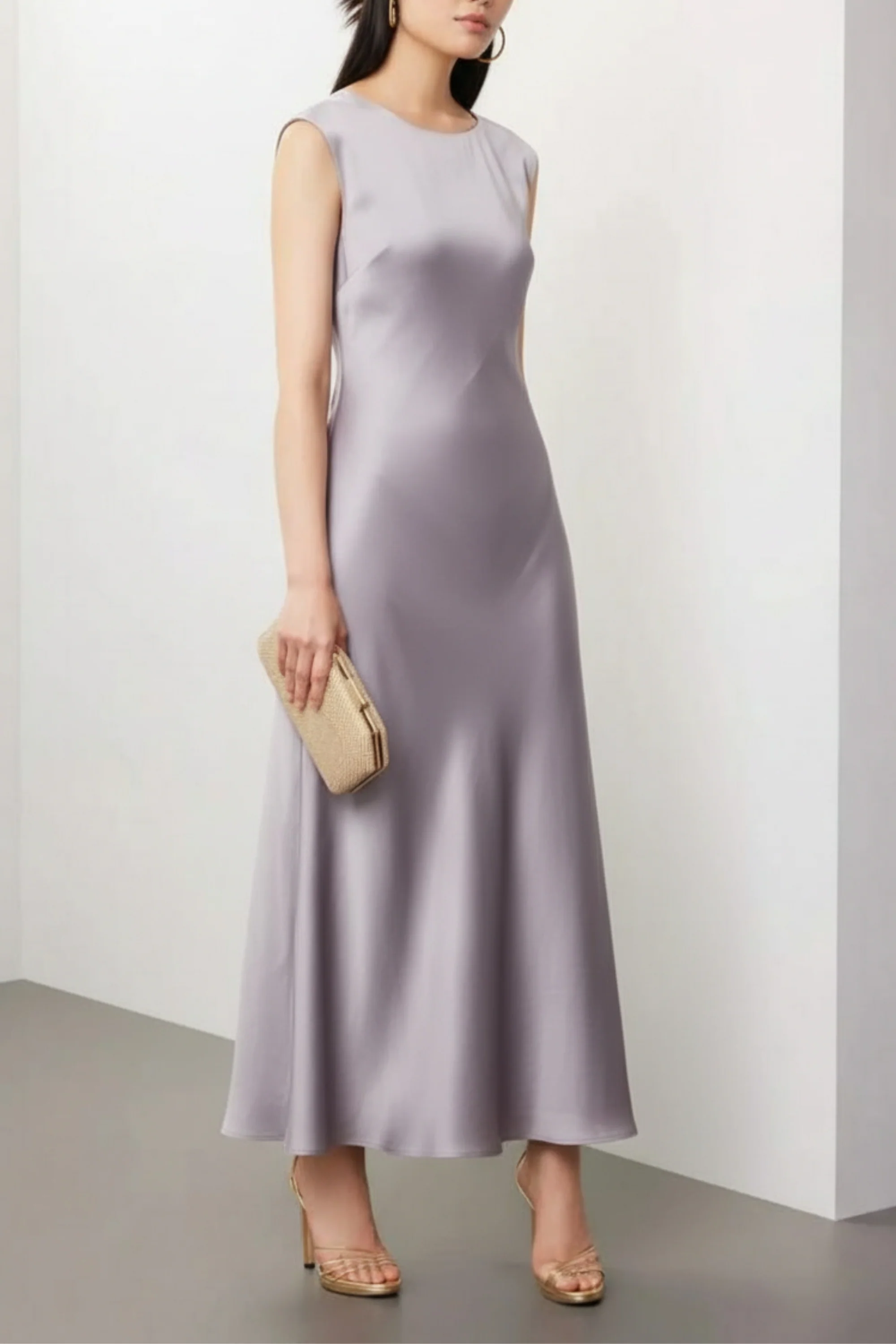 Rachel Lavender Maxi Dress