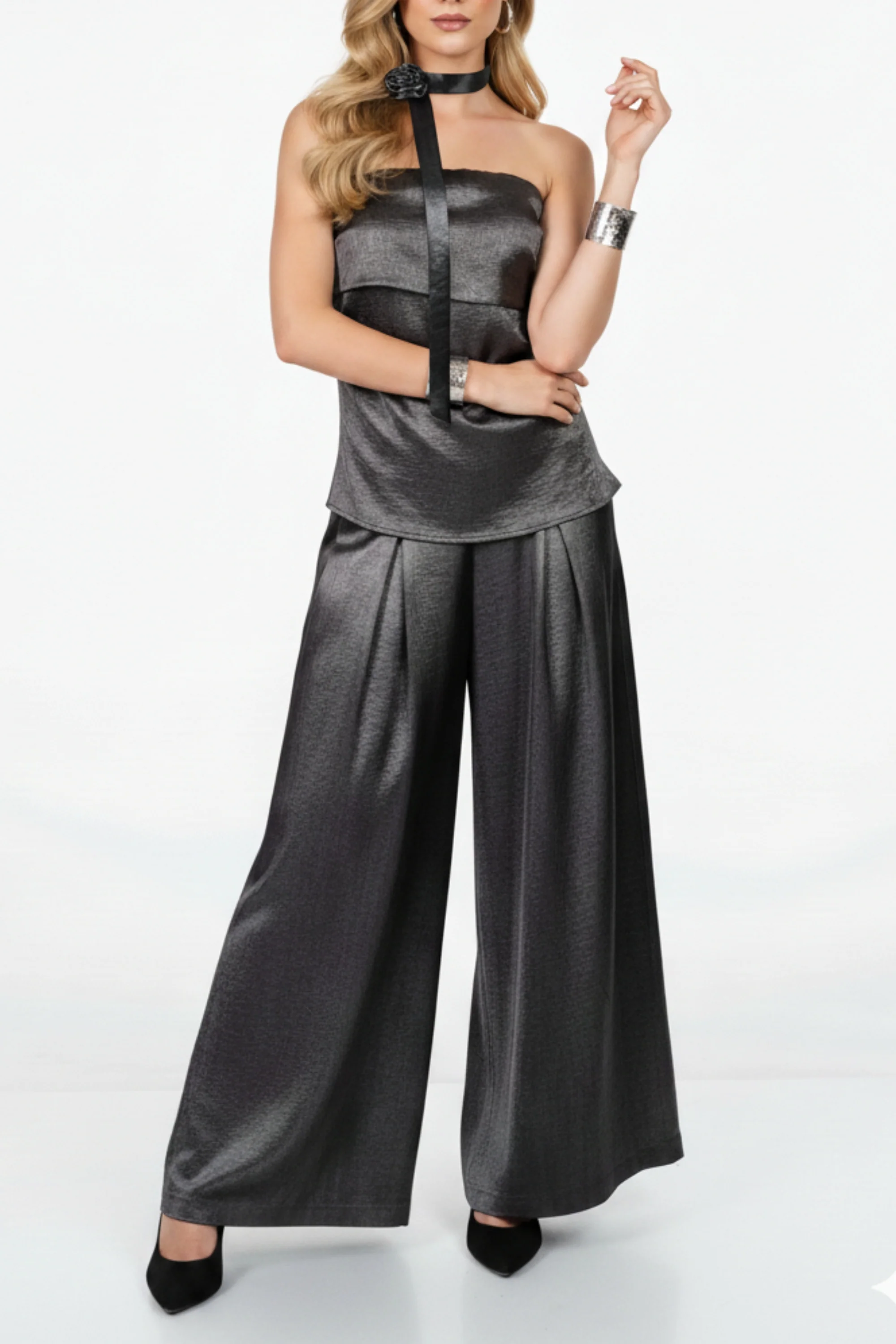 Billie Bandeau Top & Pant Co-ord Set