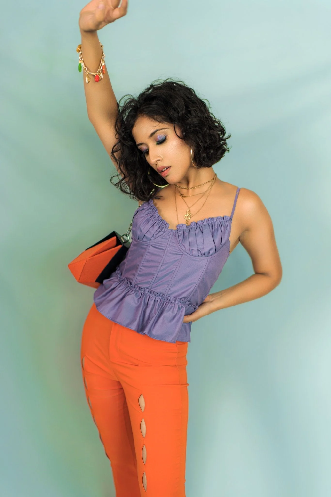 Purple Corset Top